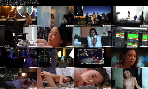 Lulu Chu On Set BLACKED.com