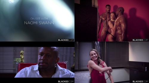 Naomi Swann Behind The Scenes BLACKED.com