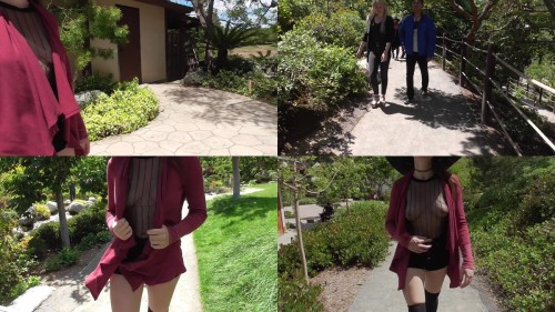 2019 07 07 Garden Tour Sheer Top Shy Goth