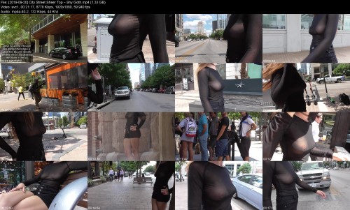 2019 09 20 City Street Sheer Top Shy Goth