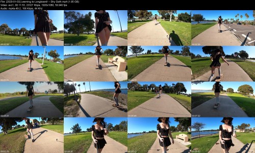 2020 01 03 Learning to Longboard Shy Goth