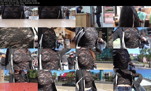 2020 02 26 Lace top Shy Goth