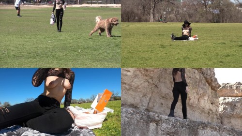 2020 03 04 Topless Picnic Shy Goth