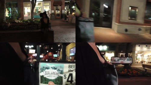 2020 03 11 Night Time Flashing Shy Goth