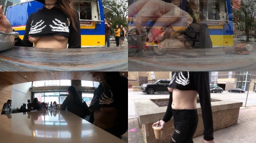 2020 04 10 Food Truck Underboob Nipslip Shy Goth