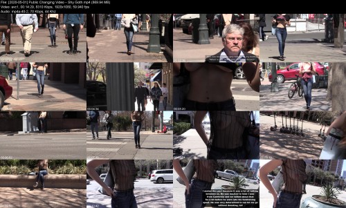 2020 05 01 Public Changing Video Shy Goth