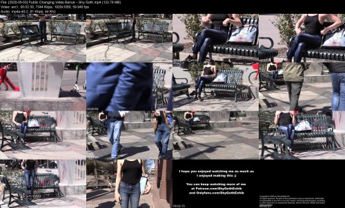 2020 05 03 Public Changing Video Bonus Shy Goth