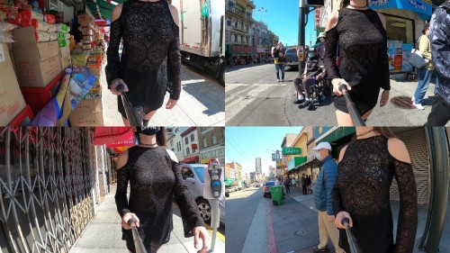 2020 07 24 Chinatown selfie Shy Goth