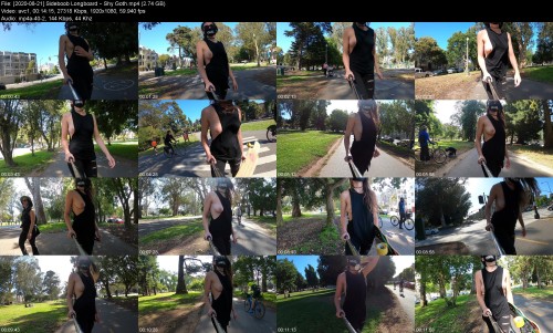 2020 08 21 Sideboob Longboard Shy Goth