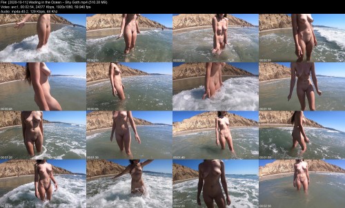 2020 10 11 Wading in the Ocean Shy Goth