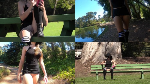 2020 10 16 Pantyless Park Visit Shy Goth