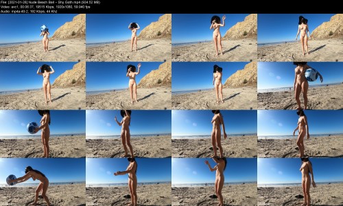 2021 01 28 Nude Beach Ball Shy Goth