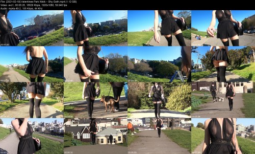 2021 02 19 Valentines Park Walk Shy Goth