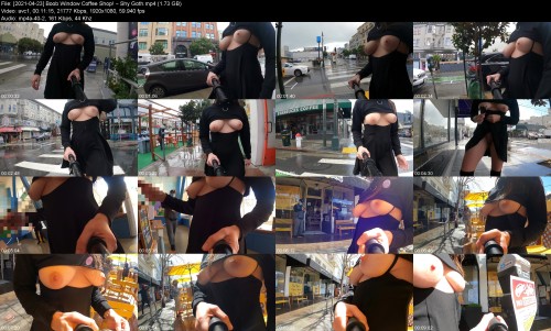 2021 04 23 Boob Window Coffee Shop Shy Goth