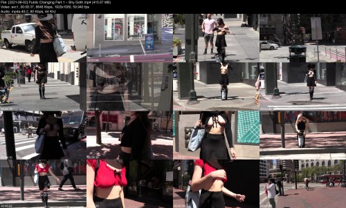 2021 06 02 Public Changing Part 1 Shy Goth