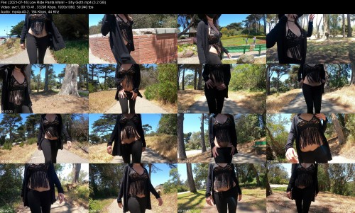 2021 07 16 Low Ride Pants Walk Shy Goth