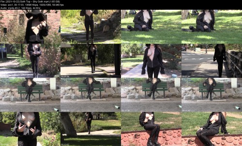 2021 10 22 Goth Top Shy Goth