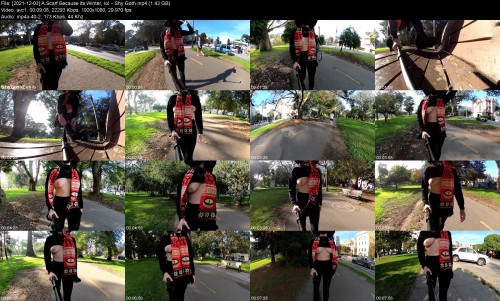 2021 12 03 A Scarf Because its Winter lol Shy Goth