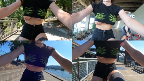 2022 01 26 Underboob Bike Ride Shy Goth