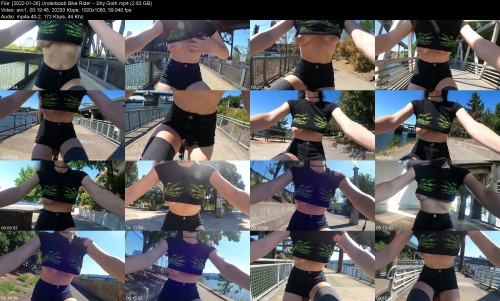 2022 01 26 Underboob Bike Ride Shy Goth