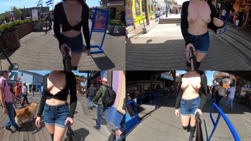 2022 08 17 Selfie on the Pier Shy Goth