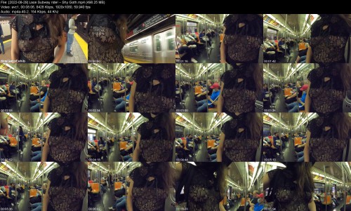 2022 08 29 Lace Subway ride Shy Goth