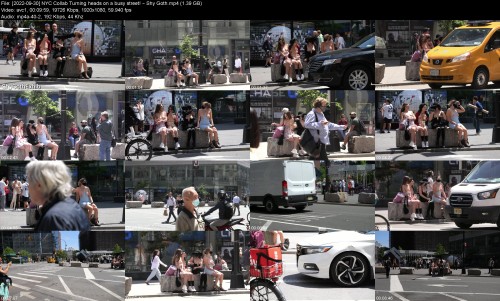 2022 09 30 NYC Collab Turning heads on a busy street Shy Goth