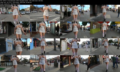 2022 11 16 Halloween Video Naughty Nurse Shy Goth