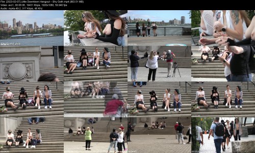 2023 02 07 Little Downtown Hangout Shy Goth