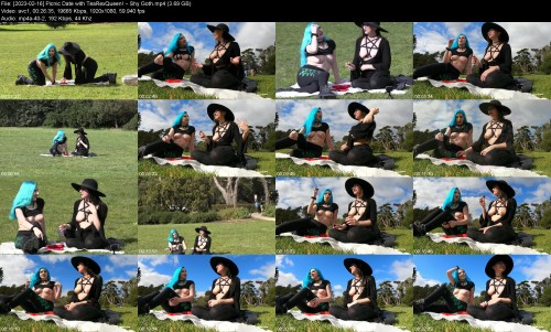 2023 02 16 Picnic Date with TeaRexQueen Shy Goth