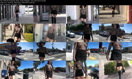2023 05 16 Sparkly Sheer Pussy Peekage Shy Goth