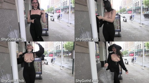 2023 06 02 Catsuit Top Removal Shy Goth