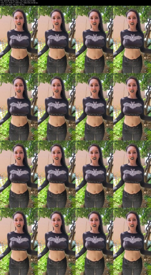 2023 06 10 Titty Drop Shy Goth