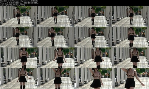 2023 06 26 Titty flash Shy Goth