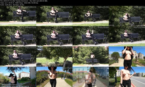 2023 07 21 Little Topless Adventure Shy Goth