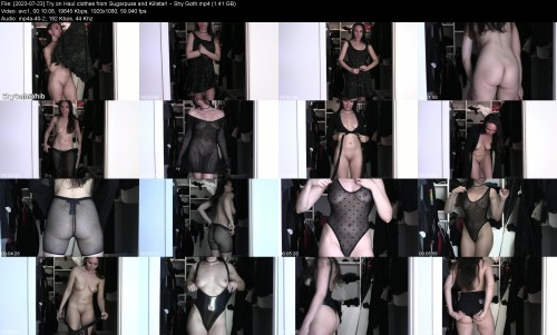 2023 07 23 Try on Haul clothes from Sugarpuss and Killstar Shy Goth