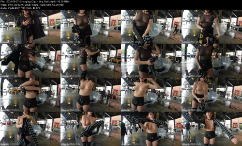 2023 08 07 Changing Clip Shy Goth