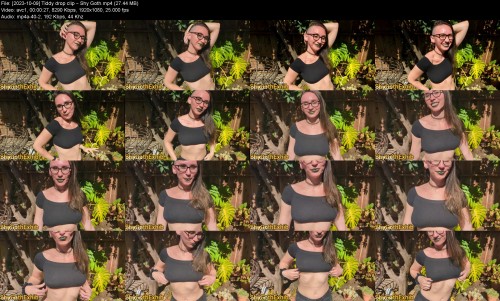 2023 10 09 Tiddy drop clip Shy Goth