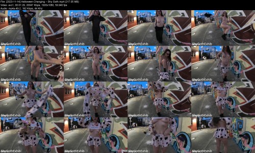 2023 11 14 Halloween Changing Shy Goth