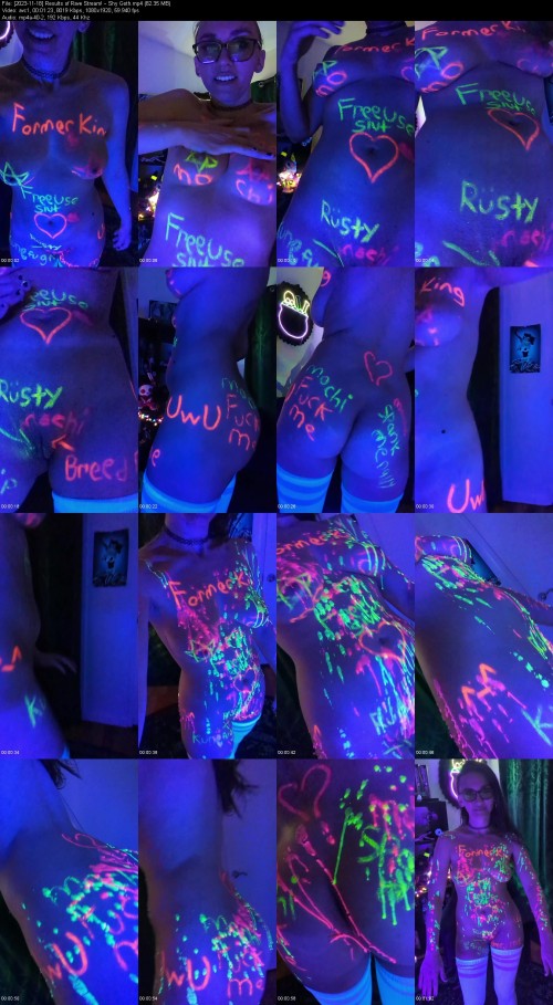 2023 11 18 Results of Rave Stream Shy Goth