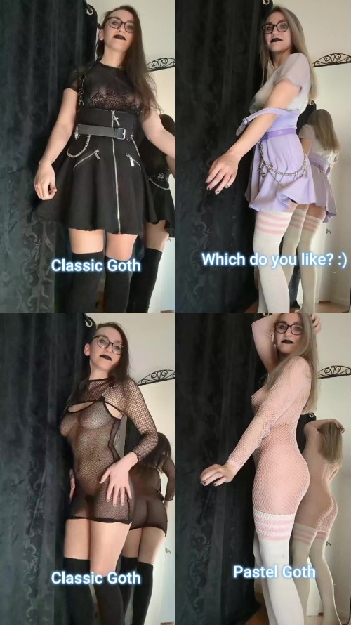 2024 01 18 Classic goth vs Pastel goth Shy Goth
