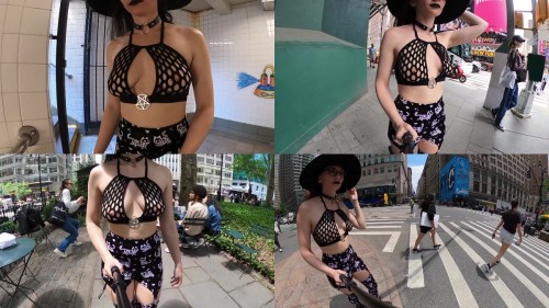 2024 02 23 Netted top Nip Slip Shy Goth