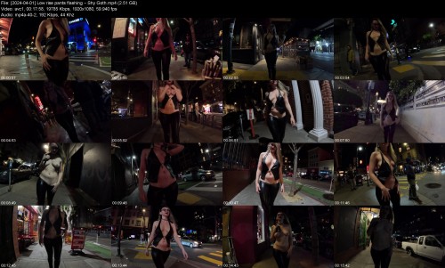 2024 04 01 Low rise pants flashing Shy Goth