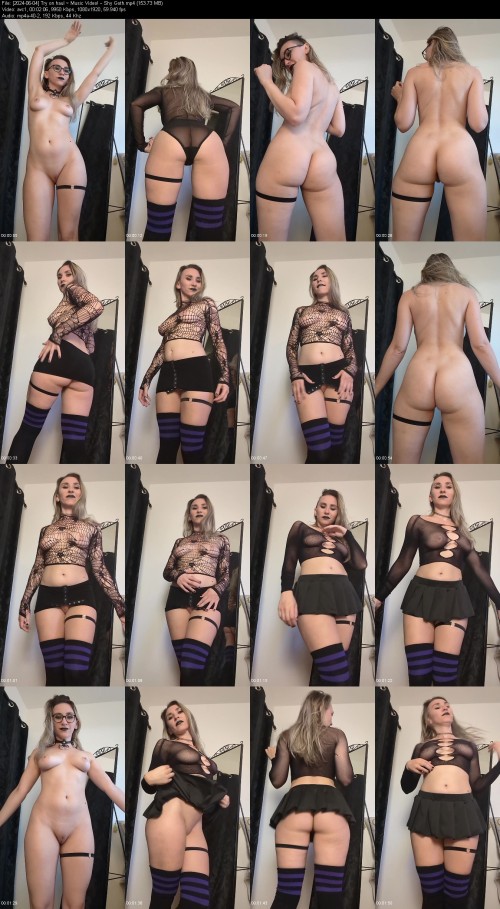 2024 06 04 Try on haul ~ Music Video Shy Goth