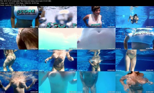 2010.12.07 Underwater Tits Chica and Valory Irene